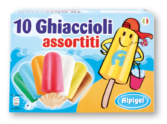 GHIACCIOLI ASSORTITI ALPIGEL X10