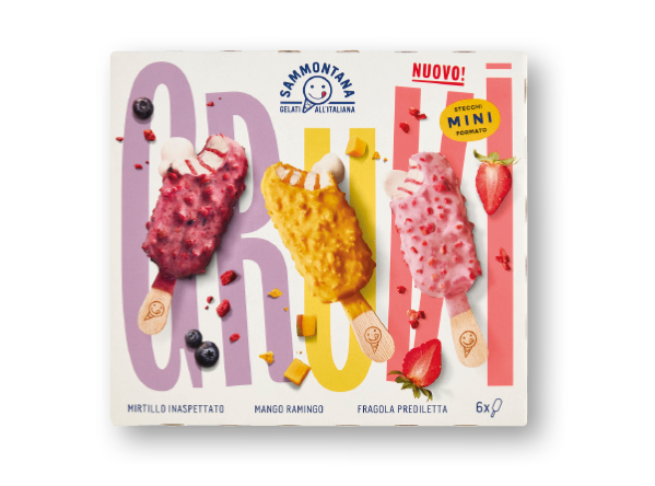 MINI STECCO GELATO GRUVI SAMMONTANA X6 VARI TIPI