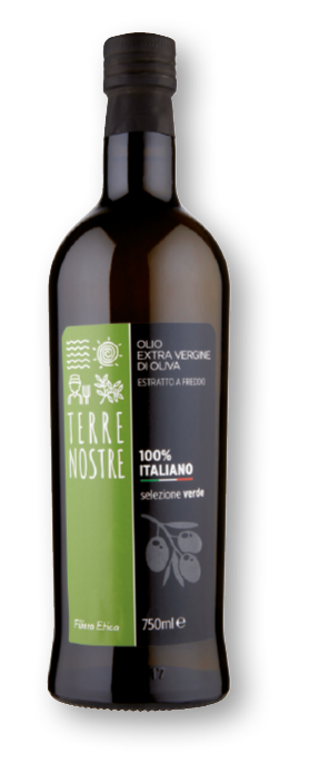 OLIO EXTRAVERGINE 100% ITALIANO TERRE NOSTRE