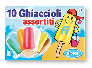GHIACCIOLI ASSORTITI ALPIGEL X10