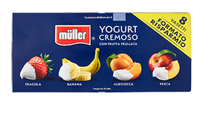YOGURT CON FRUTTA FRULLATA MULTIPACK MULLER