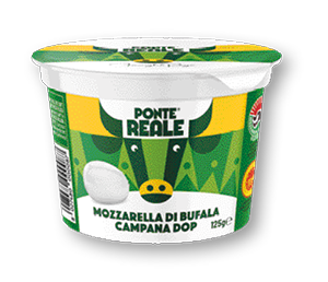 MOZZARELLA DI BUFALA CAMPANA DOP BICCHIERE PONTE REALE