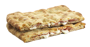 PINSA FARCITA CON PROSCIUTTO E MOZZARELLA*