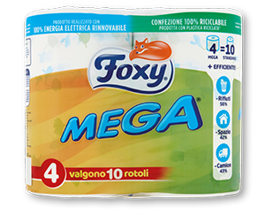 CARTA IGIENICA FOXY 4 MEGA ROTOLI
