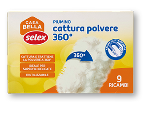 PIUMINI CATTURA POLVERE 360° CASA BELLA X9