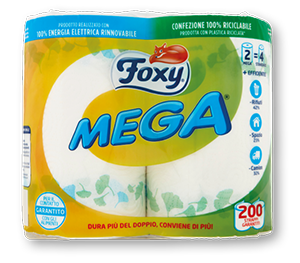 ASCIUGATUTTO FOXY 2 MEGA ROTOLI