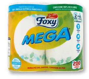 ASCIUGATUTTO 2 VELI MEGA FOXY 2 ROTOLI