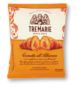 CORNETTO ALL’ALBICOCCA SURGELATO TRE MARIE X6