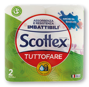 CARTASPUGNA TUTTOFARE SCOTTEX 2 MAXI ROTOLI