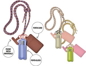 Phone necklace + gloss Miss Pupa