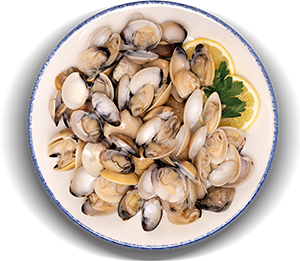 VONGOLE SCOTTATE CON GUSCIO
