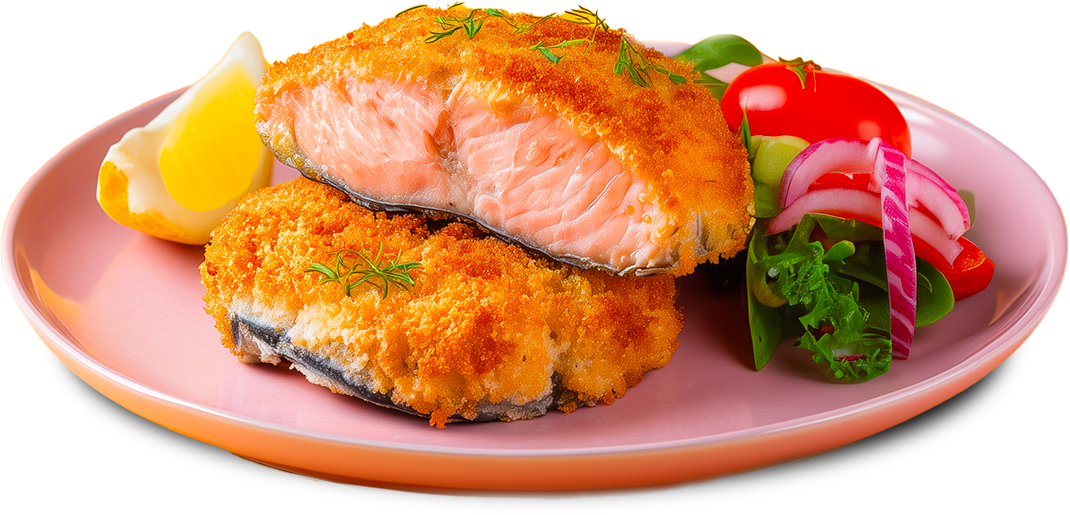 Filetto di salmone leggero e croccante