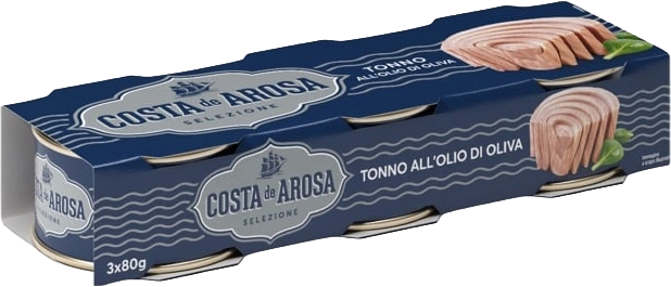 TONNO IN OLIO D'OLIVA 3 lattine da 80g
