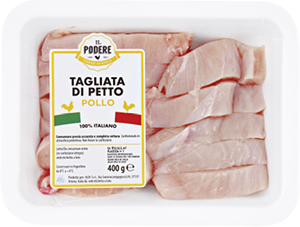 TAGLIATA DI PETTO DI POLLO 