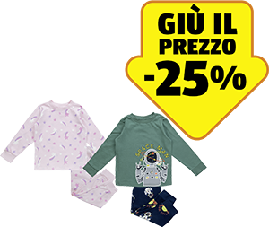 PIGIAMA INVERNALE PER BAMBINI