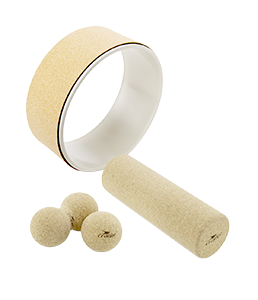 ARTICOLI ASSORTITI IN SUGHERO PER YOGA