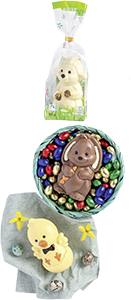 ANIMALETTI PASQUALI DI CIOCCOLATO 