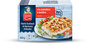 MERLUZZO D'ALASKA GRATINATO 