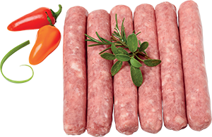 SALSICCE DI TACCHINO CON POLLO E SUINO