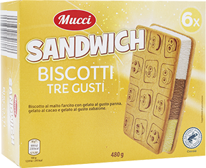 BISCOTTI GELATO TRE GUSTI 