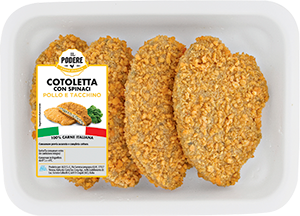 COTOLETTE DI POLLO E TACCHINO CON SPINACI 