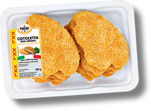  COTOLETTE DI POLLO CON SPINACI XXL 