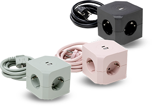MULTIPRESA A CUBO CON USB
