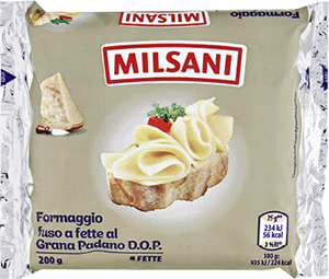 FORMAGGIO FUSO A FETTE CON GRANA PADANO