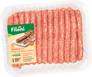 SALSICCE DI POLLO, SUINO E TACCHINO