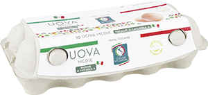 UOVA MEDIE DA GALLINE ALLEVATE A TERRA