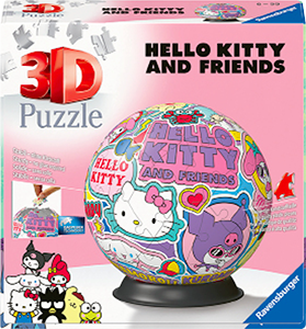 PUZZLE 3D SFERA STITCH O HELLO KITTY RAVENSBURGER