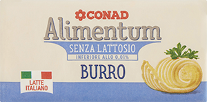 BURRO SENZA LATTOSIO CONAD ALIMENTUM