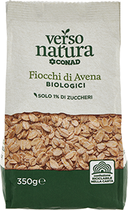FIOCCHI DI AVENA BIOLOGICI VERSO NATURA CONAD 