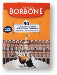 CAFFÈ IN CAPSULE COMPATIBILI NESPRESSO MISCELA NOBILE BORBONE X50