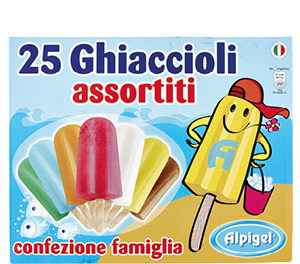 GHIACCIOLI ASSORTITI ALPIGEL X25