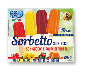 SORBETTO GELATO ALLA FRUTTA ESSEGEL