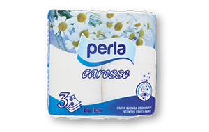 CARTA IGIENICA PERLA CARESSE 4 ROTOLI