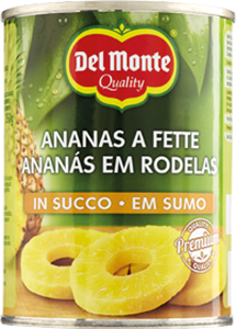 ANANAS AL NATURALE A FETTE DEL MONTE 