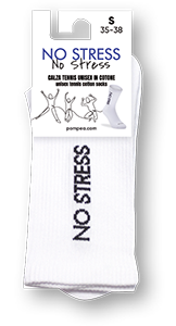 CALZA DA TENNIS UNISEX POMPEA ‘NO STRESS’