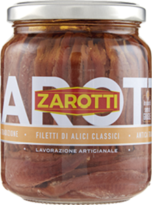 FILETTI DI ALICI ALL'OLIO DI GIRASOLE ZAROTTI 