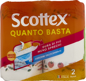 CARTACASA QUANTO BASTA SCOTTEX 2 ROTOLI