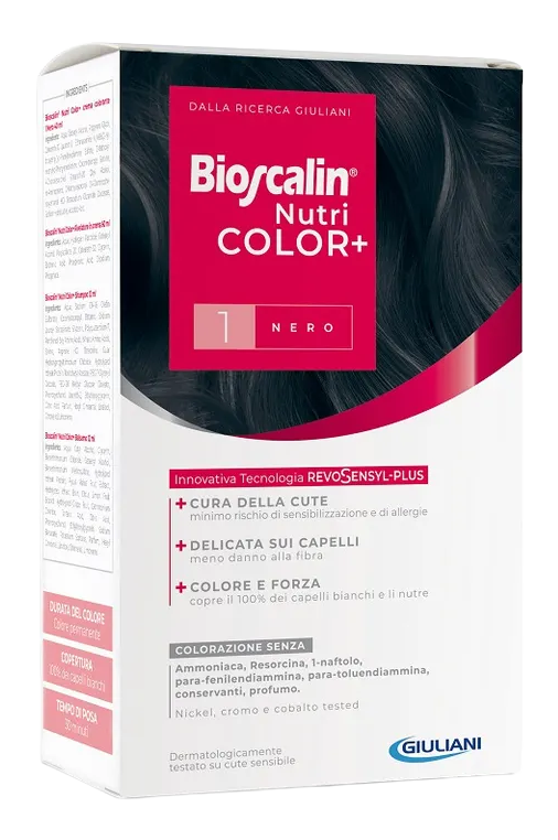 Tinta capelli, tonalità 1 nero