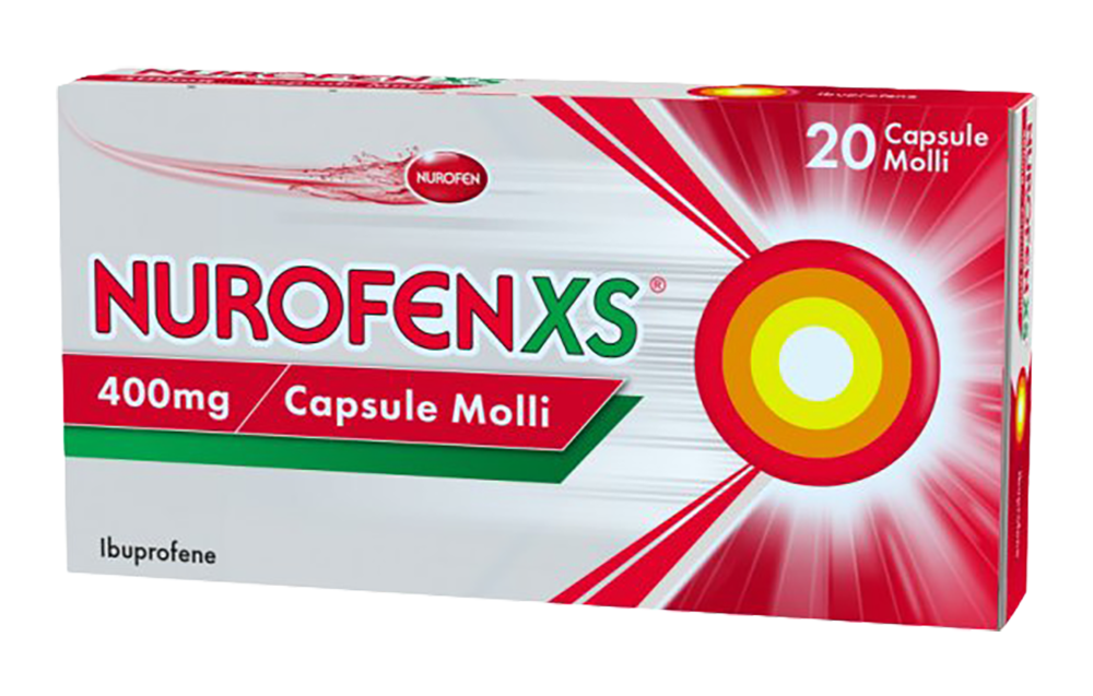 Capsule molli, ibuprofene 400 mg
