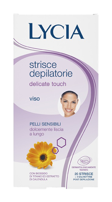 Strisce viso depilatorie, delicatezza