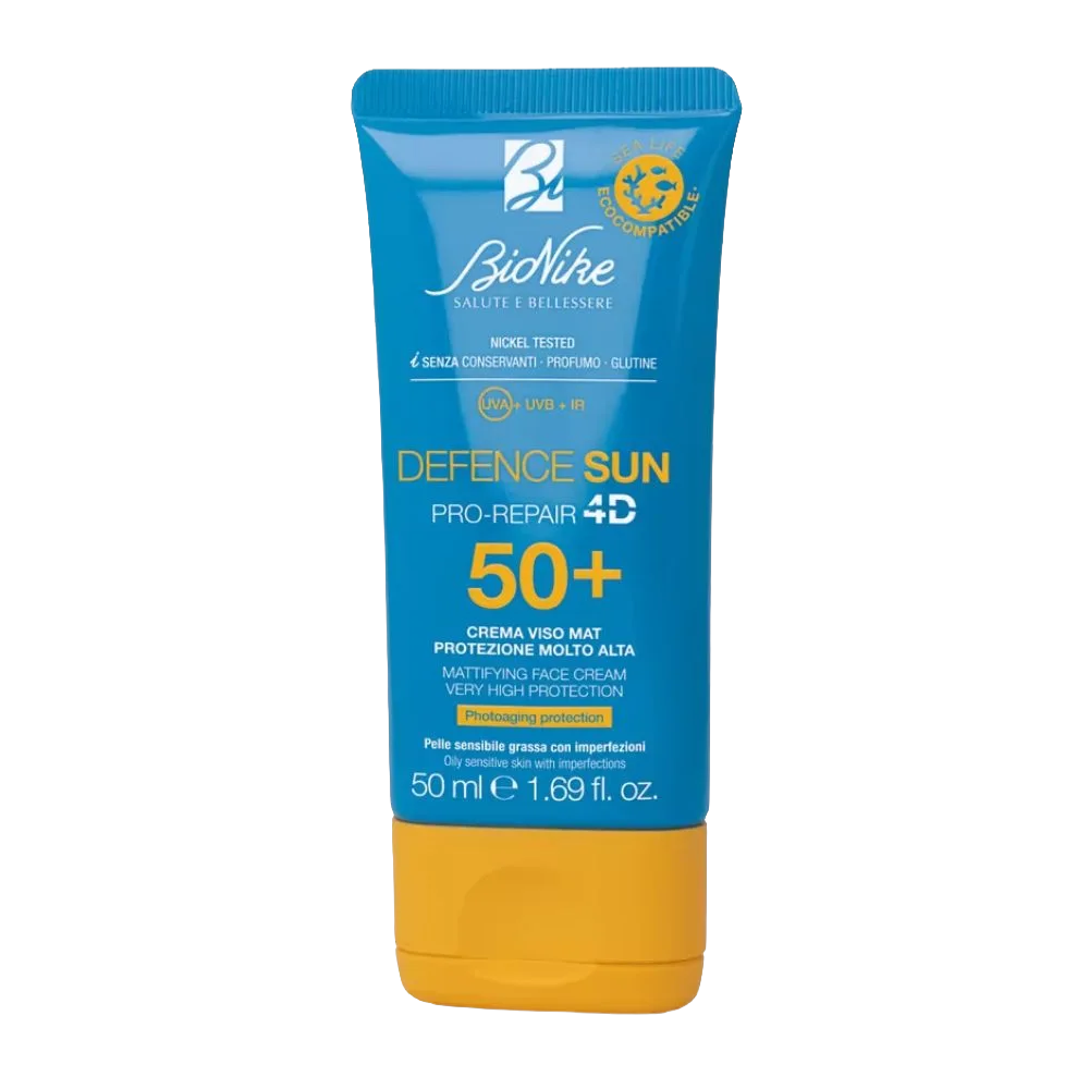 Crema solare viso / SPF 50+ mat