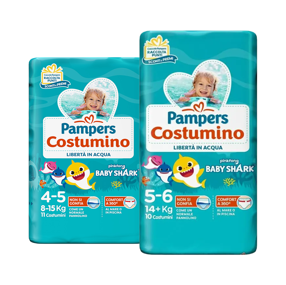 PAMPERS Costumino baby shark