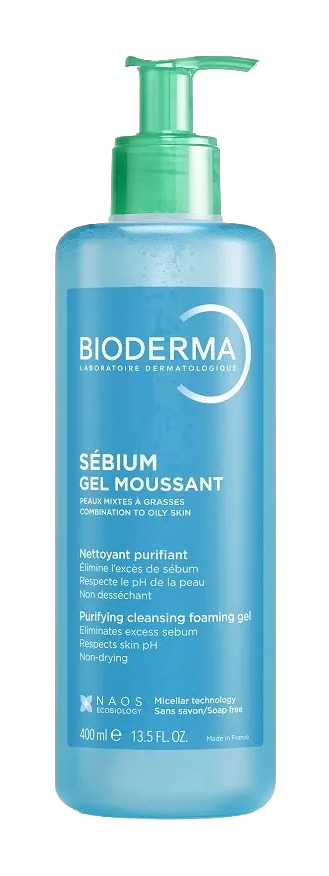 Gel detergente purificante per pelle mista o grassa