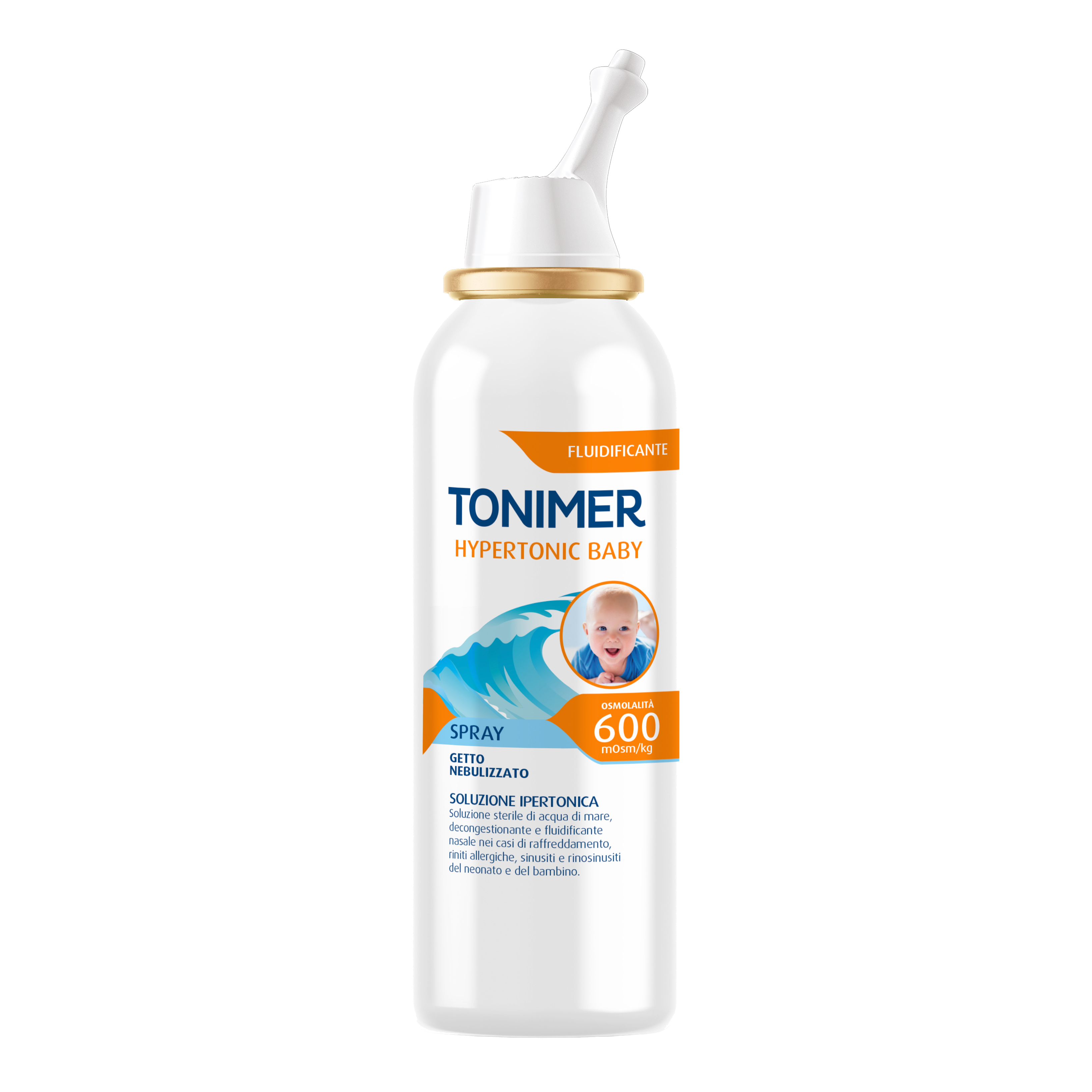 Spray nasale ipertonico, bambini