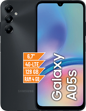 SAMSUNG A05S BLACK SMARTPHONE 4G-LTE