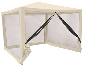 GAZEBO FERRO METRI 3X3 CON ZANZARIERA